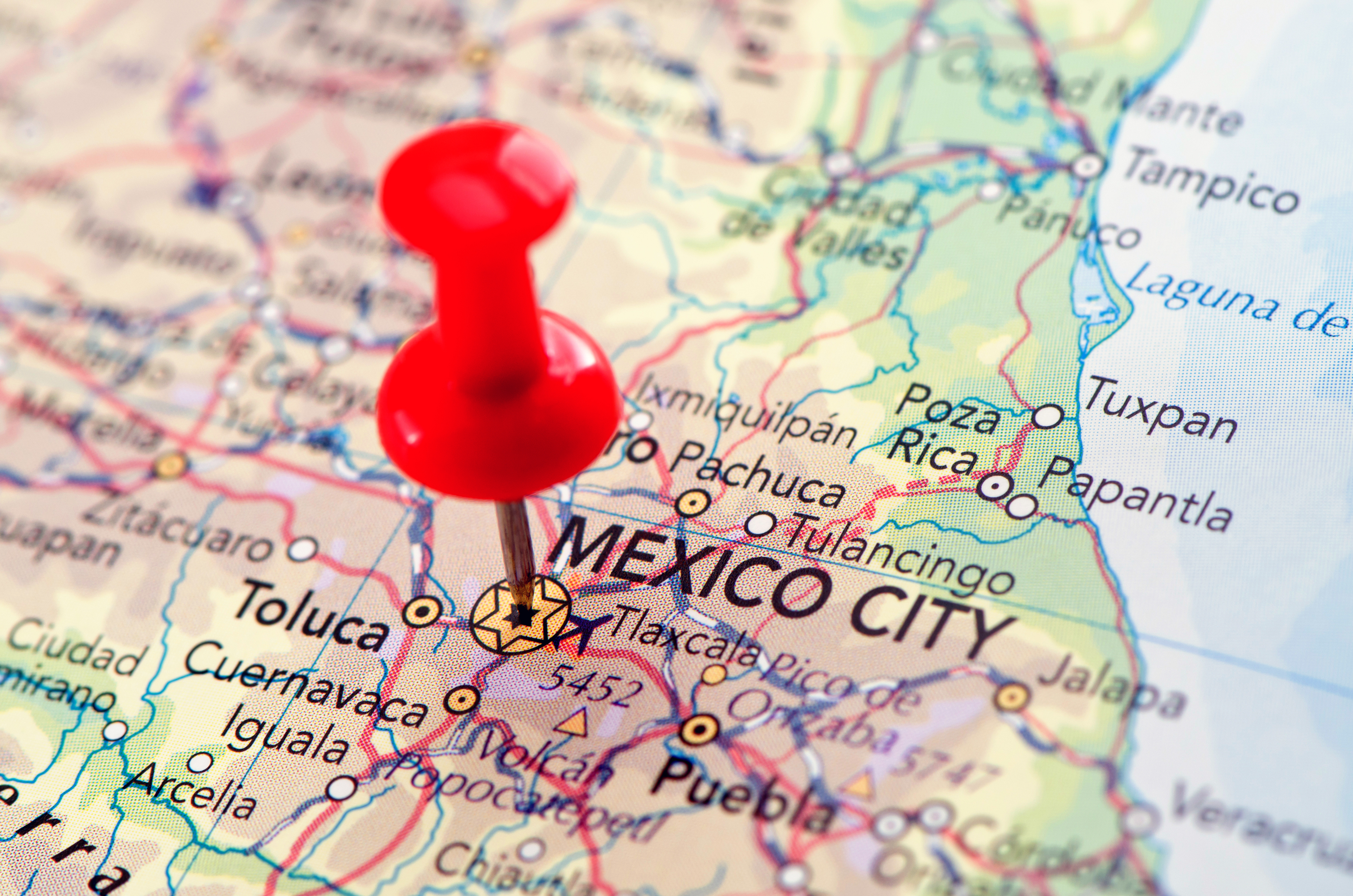Mexico city map